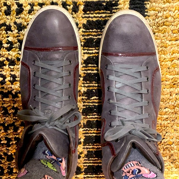 LANVIN High-Top Luxury Sneakers - Picture 5 of 11